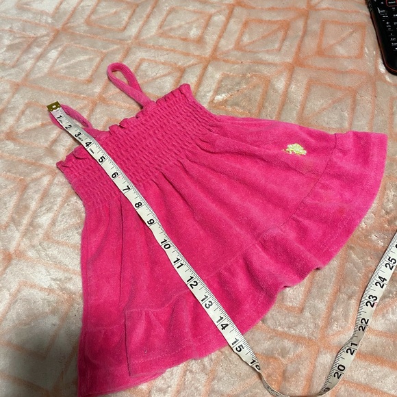 Pink Ruffled Kids Dress - Picture 4 of 5